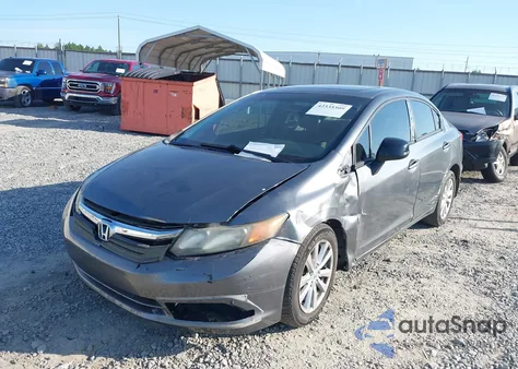 2012 Honda Civic Ex from USA, damaged, VIN 2HGFB2F86CH510545